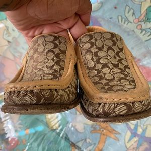 Coach monogram loafer